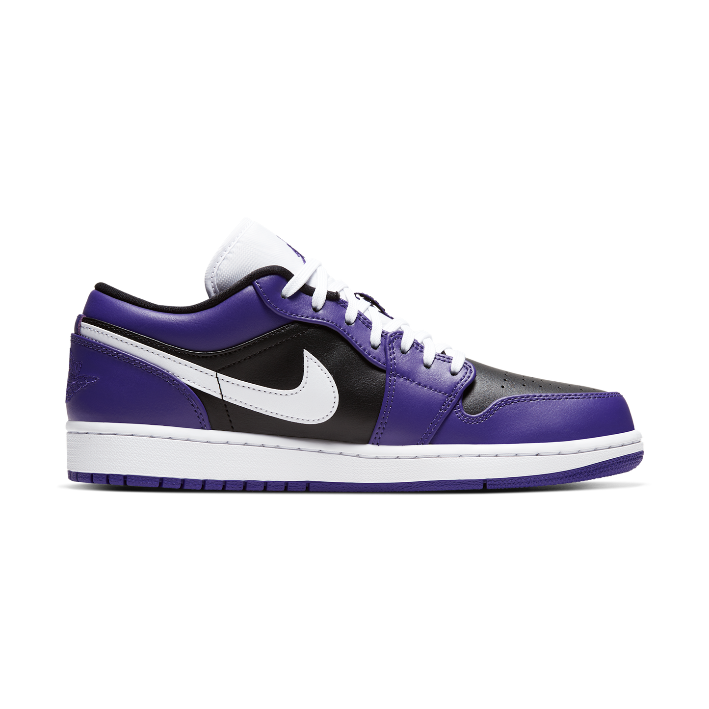 Jordan 1 Low Court Purple Black