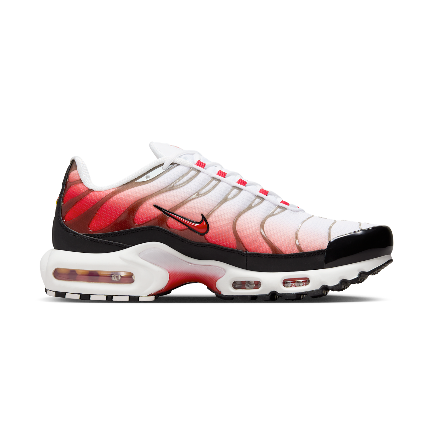 Nike Air Max Plus White Black University Red