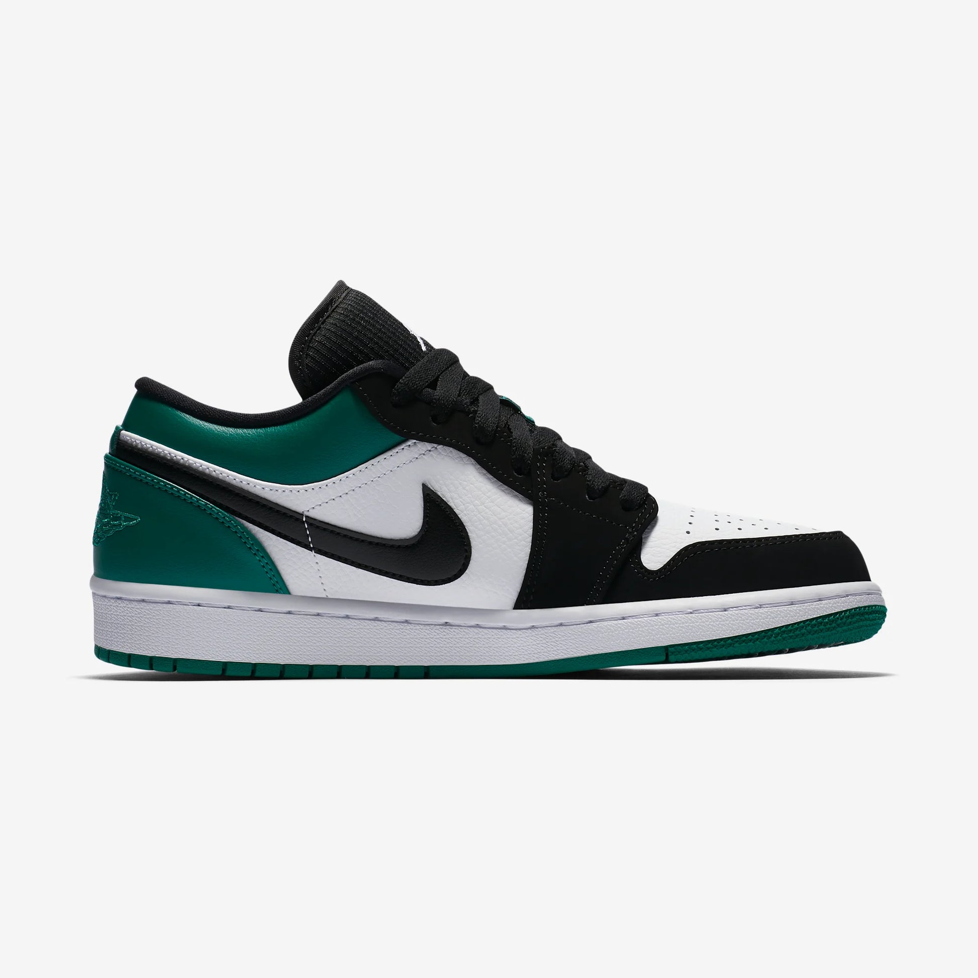 Jordan 1 Low White Black Mystic Green