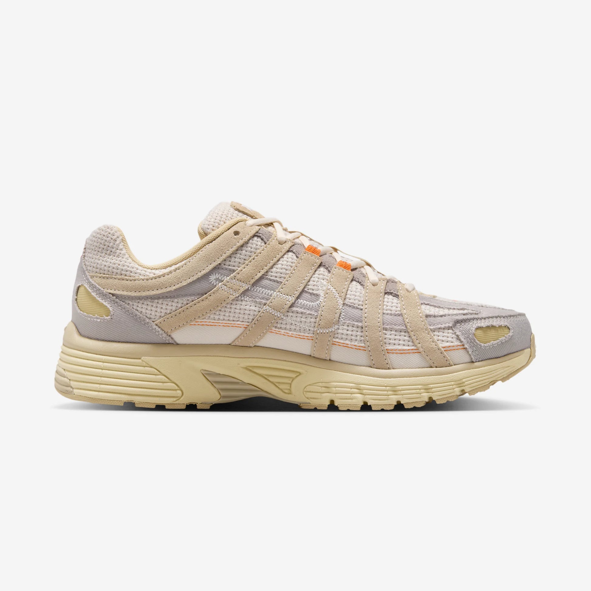 Nike P-6000 College Grey Khaki Safety Orange