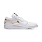 Jordan 1 Low White Metallic Gold (Women's)