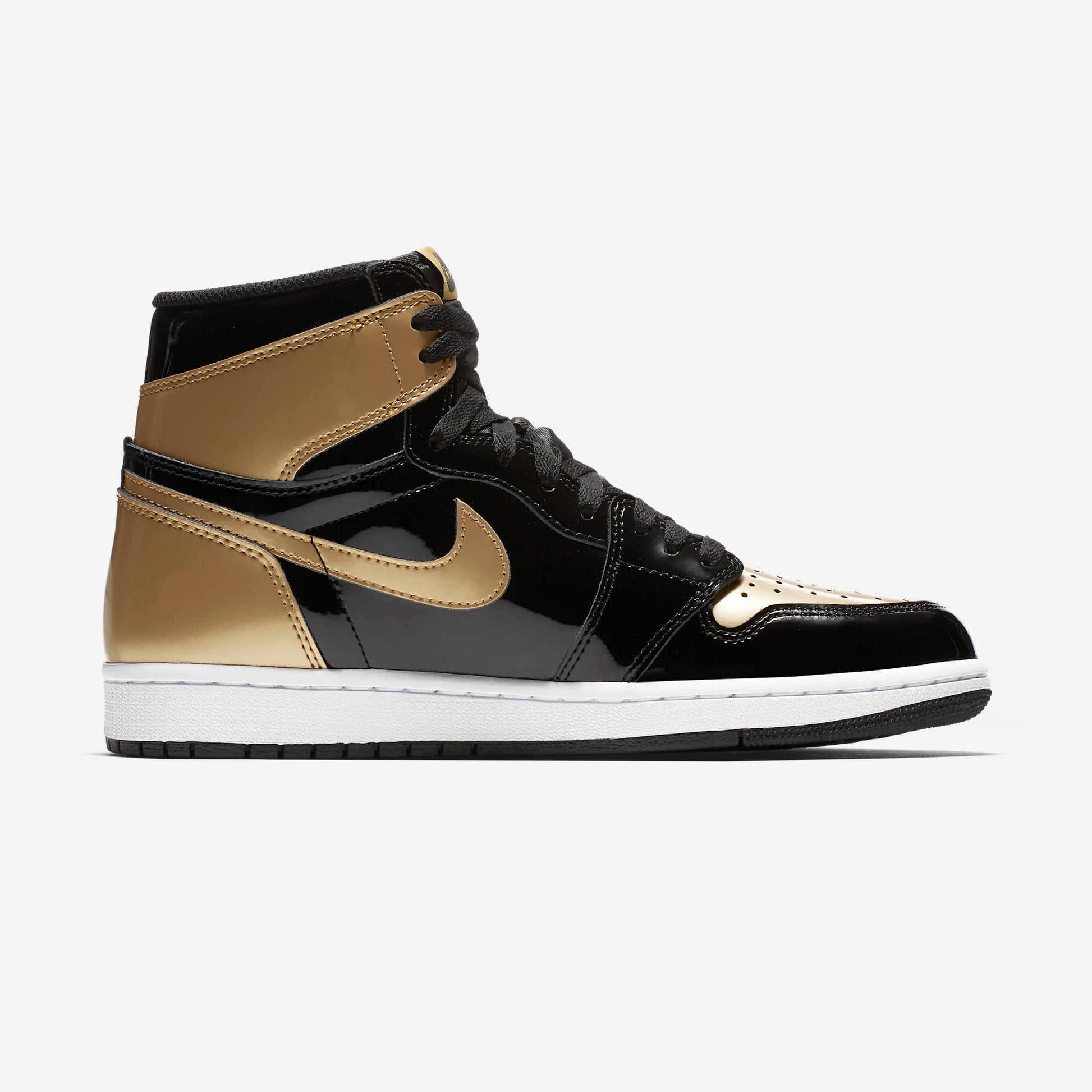 Jordan 1 Retro High NRG Patent Gold Toe