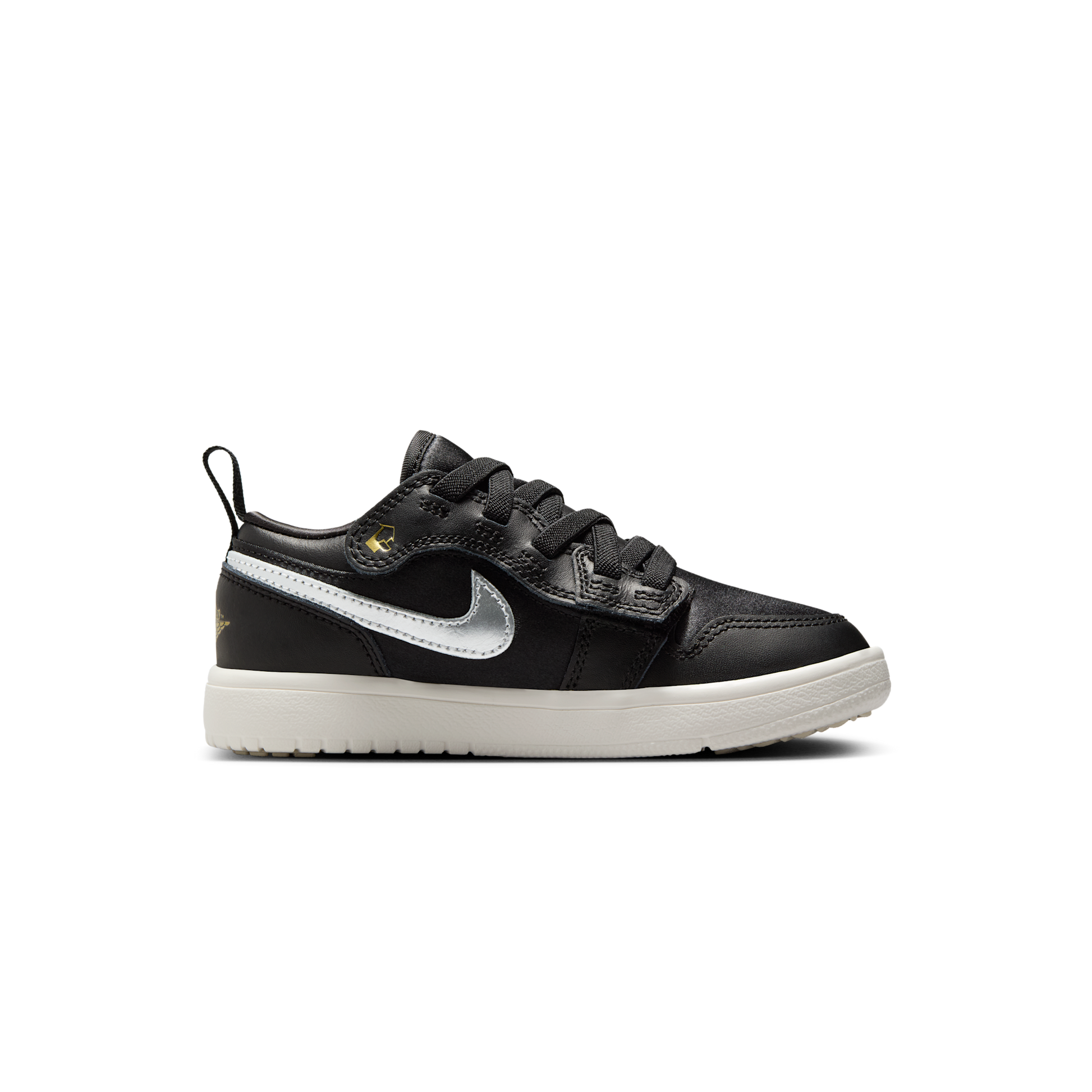 Jordan 1 Low Alt SE Black Silver Sail Gold (PS)
