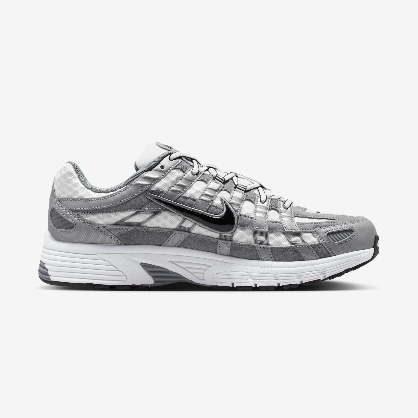 Nike P-6000 White Metallic Cool Grey Black