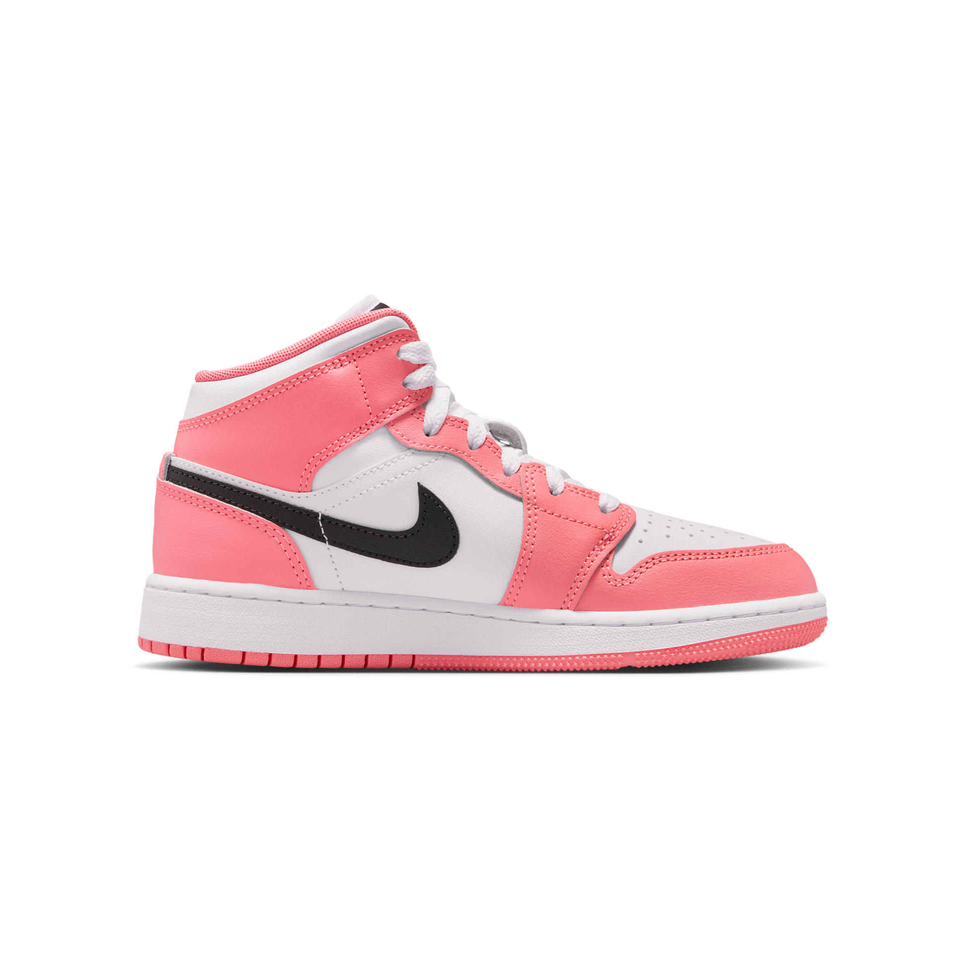 Jordan 1 Mid Pink Gaze (GS)