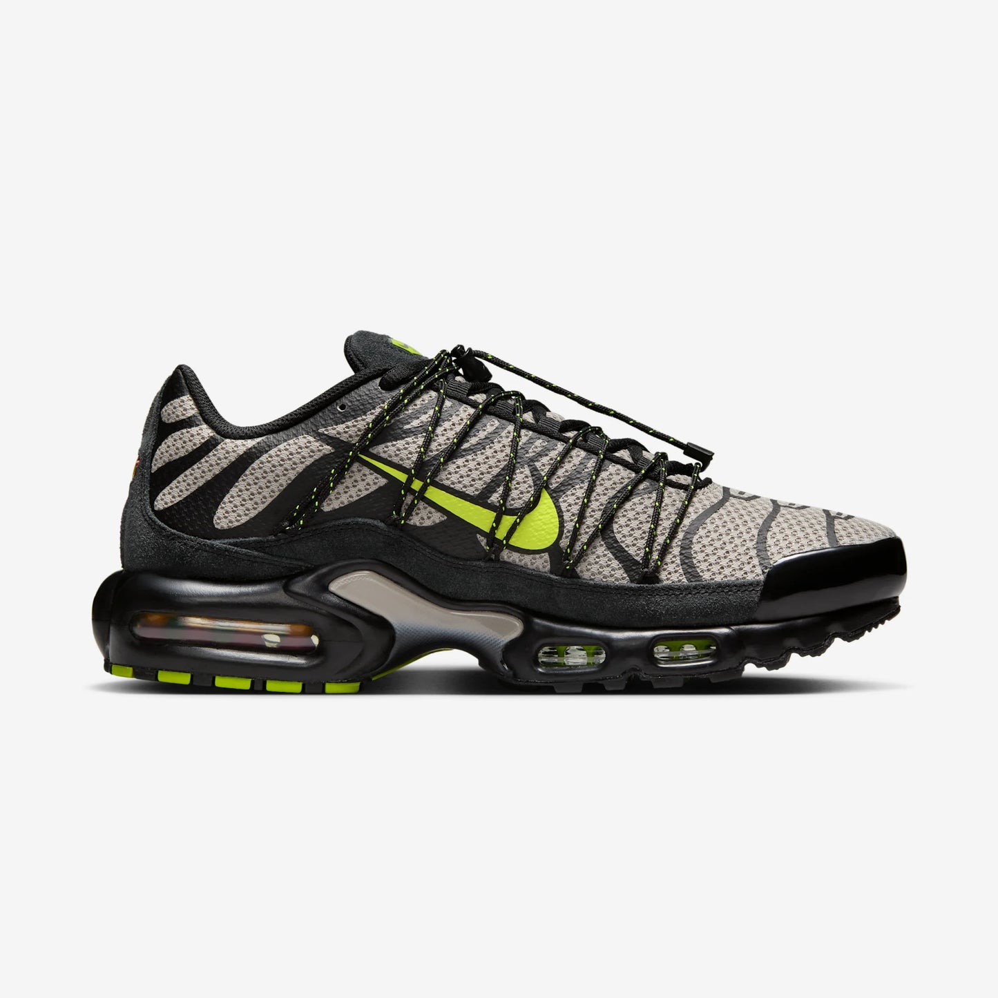 Nike Air Max Plus Utility Black College Grey Volt