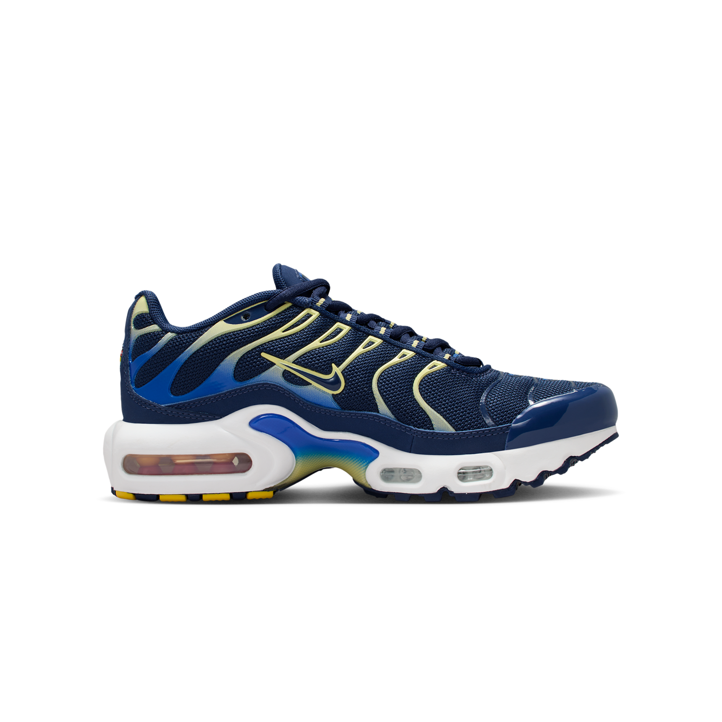 Nike Air Max Plus Midnight Navy Soft Yellow (GS)