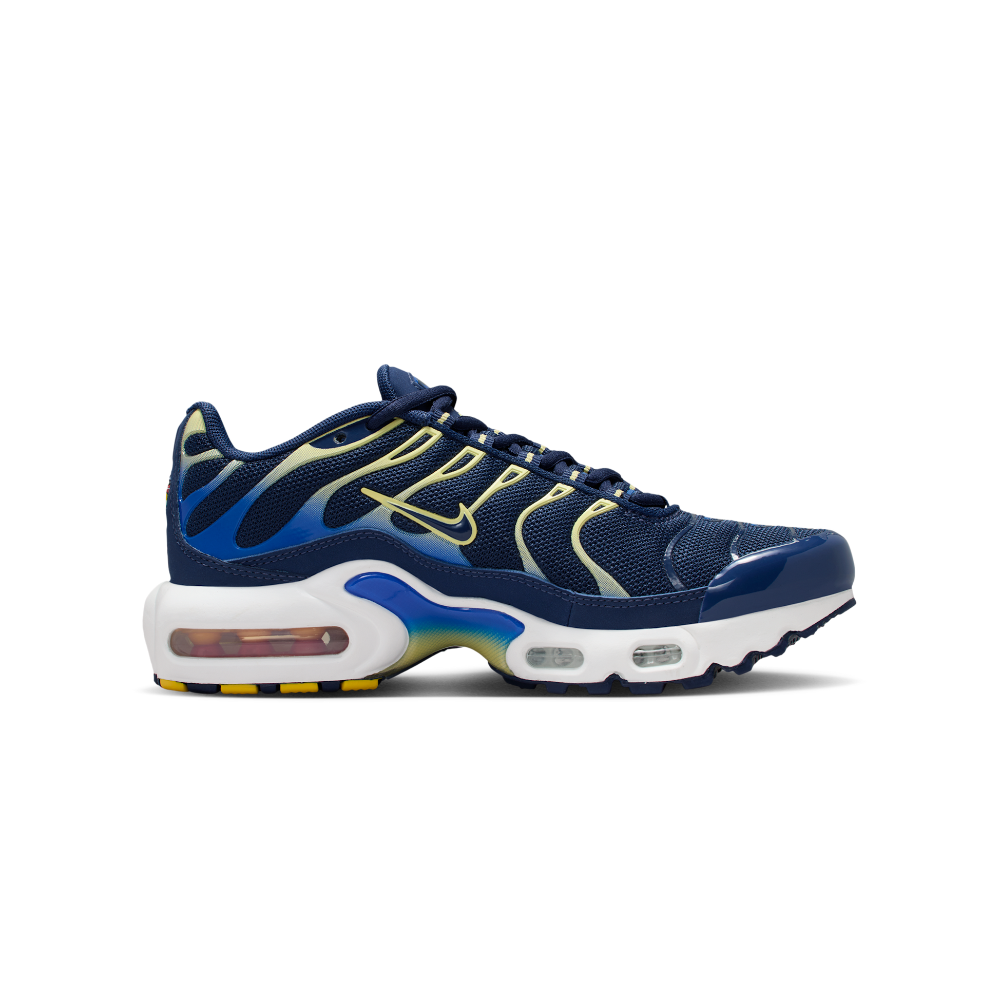Nike Air Max Plus Midnight Navy Soft Yellow (GS)
