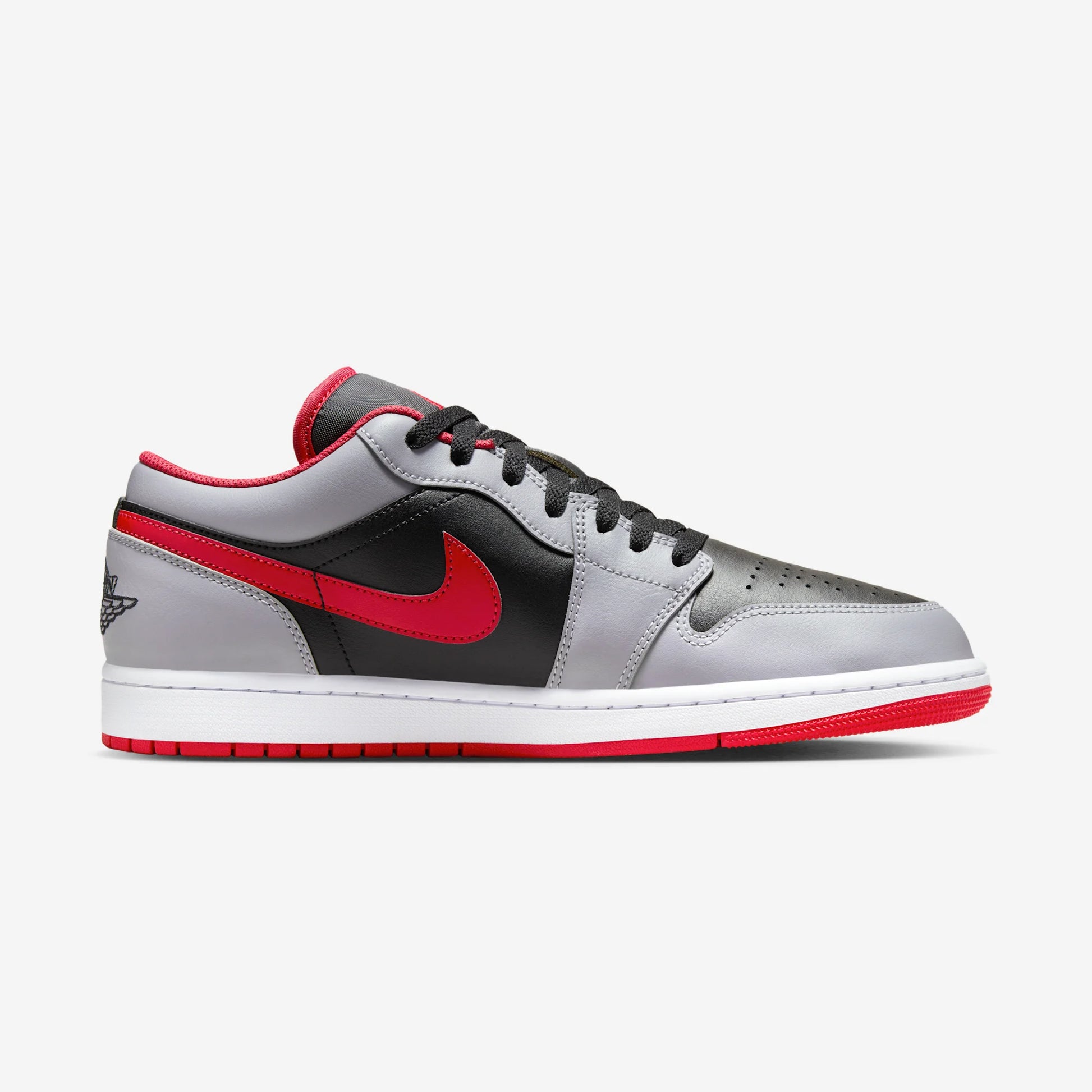 Jordan 1 Low Black Light Smoke Grey Gym Red
