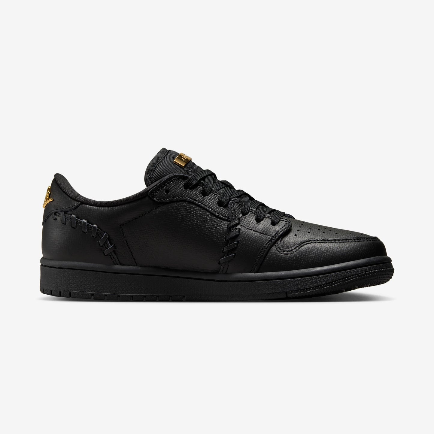 Jordan 1 Low Method of Make Black Metallic Gold (Women's)