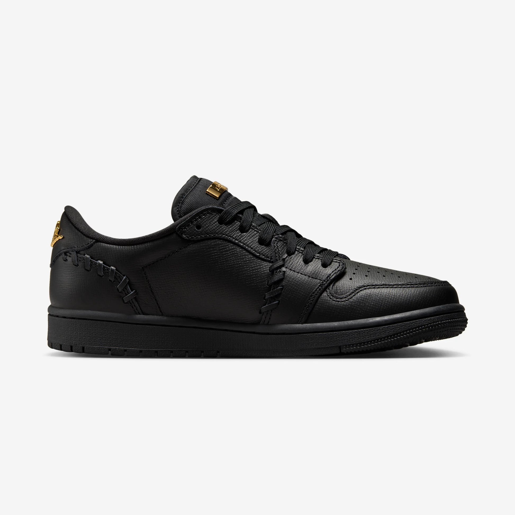 Jordan 1 Low Method of Make Black Metallic Gold (Women's)