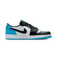 Jordan 1 Retro Low OG Black Dark Powder Blue (Women's)