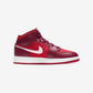 Jordan 1 Mid SE Red Quilt (GS)