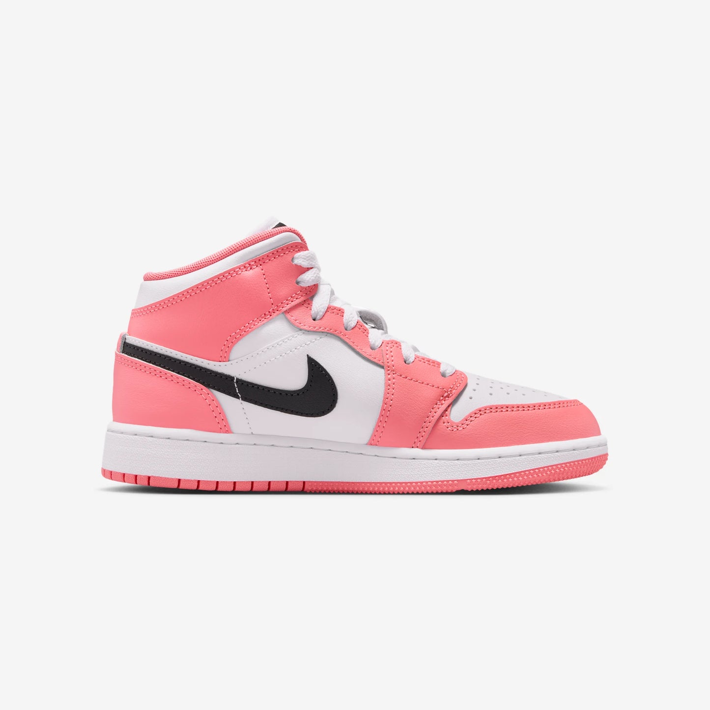 Jordan 1 Mid Pink Gaze (GS)
