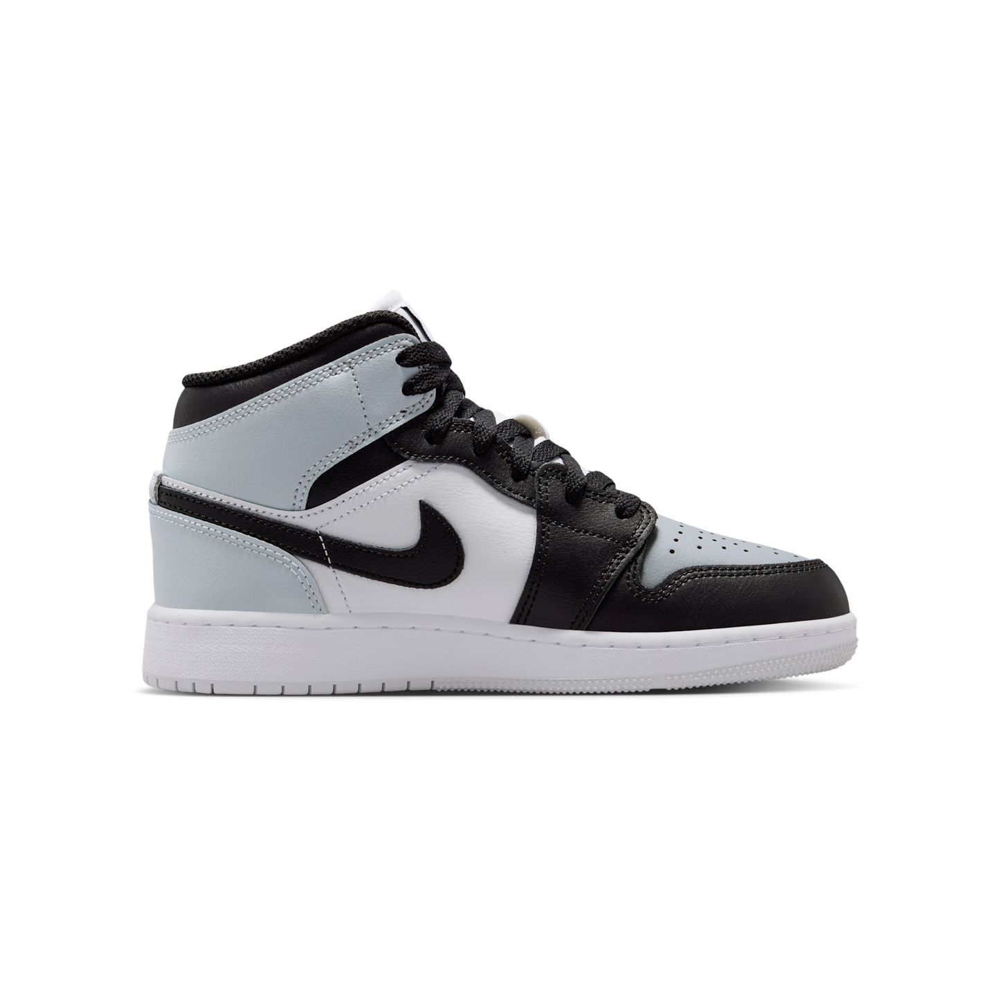 Jordan 1 Mid Black Aura Squadron Blue