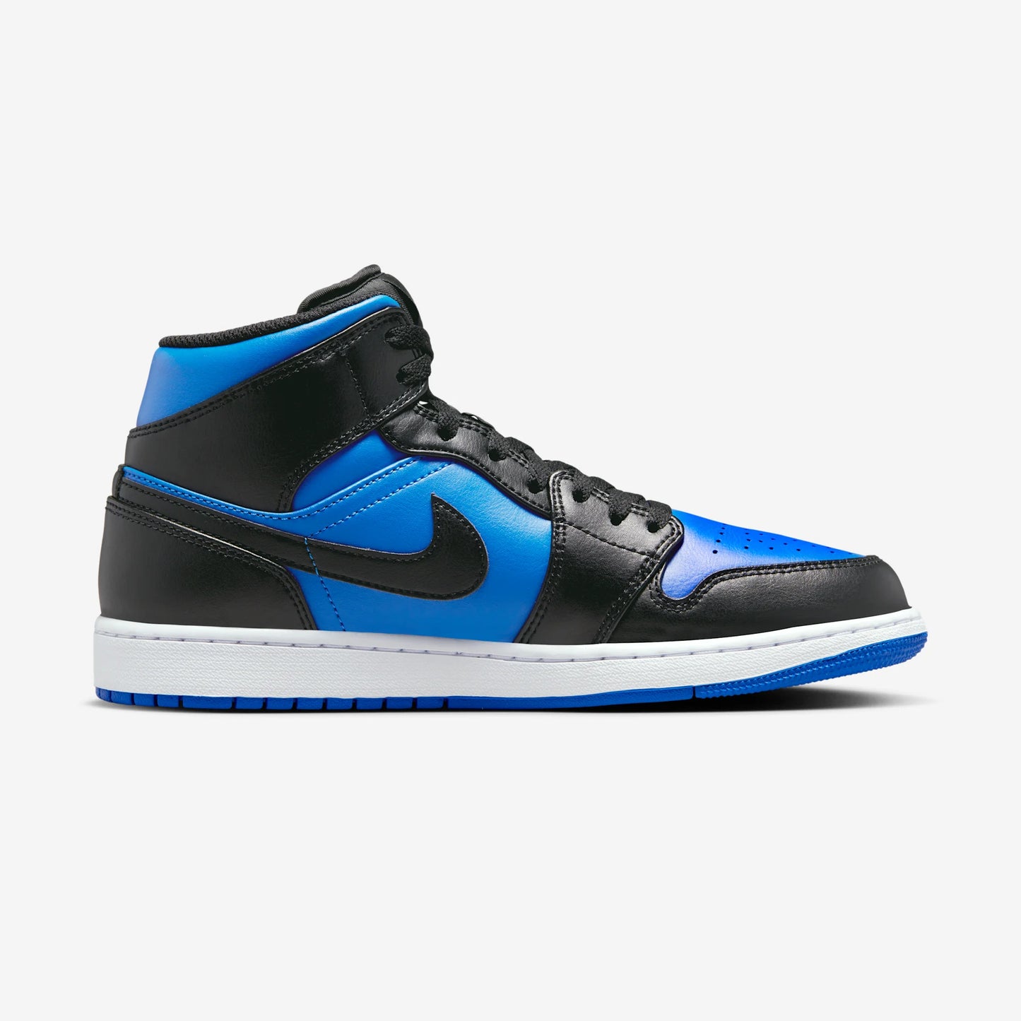 Jordan 1 Mid Black Royal Blue
