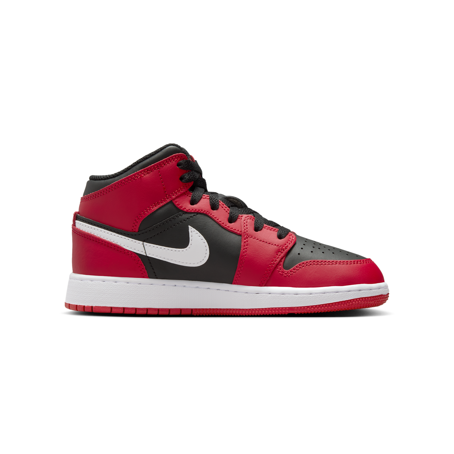 Jordan 1 Mid Gym Red Black White