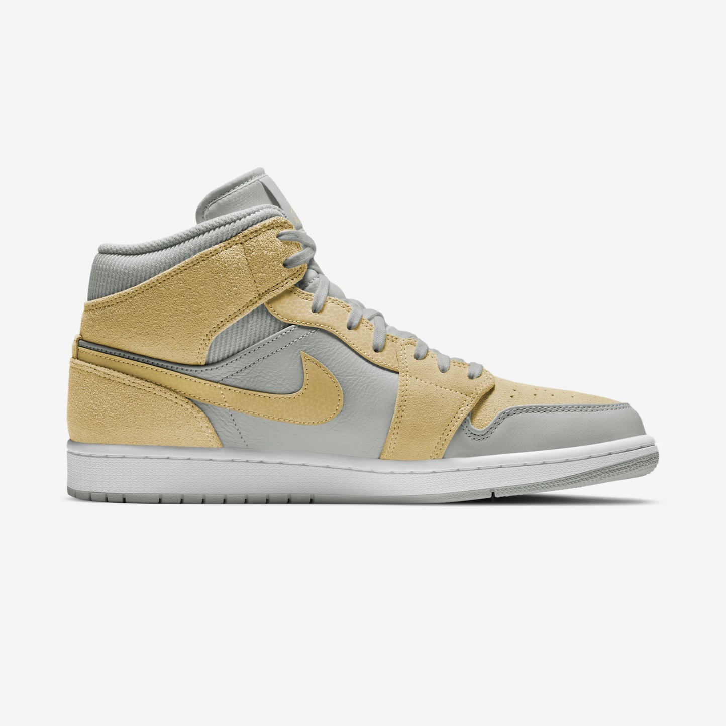 Jordan 1 Mid Mixed Textures Yellow
