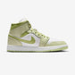 Jordan 1 Mid Olive Aura Lawn (Women's)