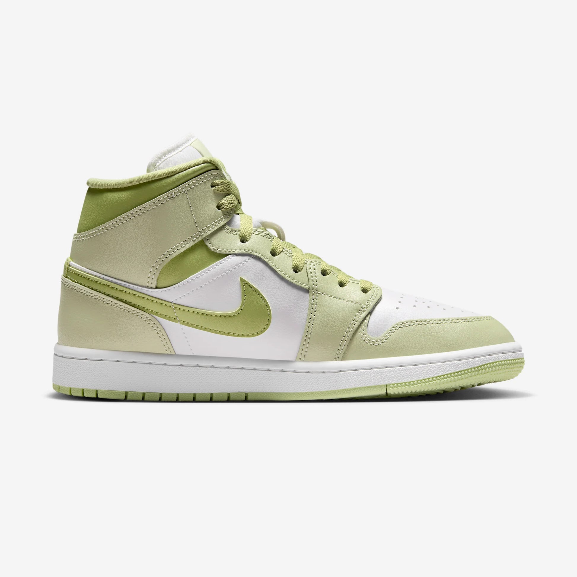Jordan 1 Mid Olive Aura Lawn (Women's)