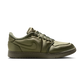 Jordan 1 Low Method of Make Satin Medium Olive (Women's)