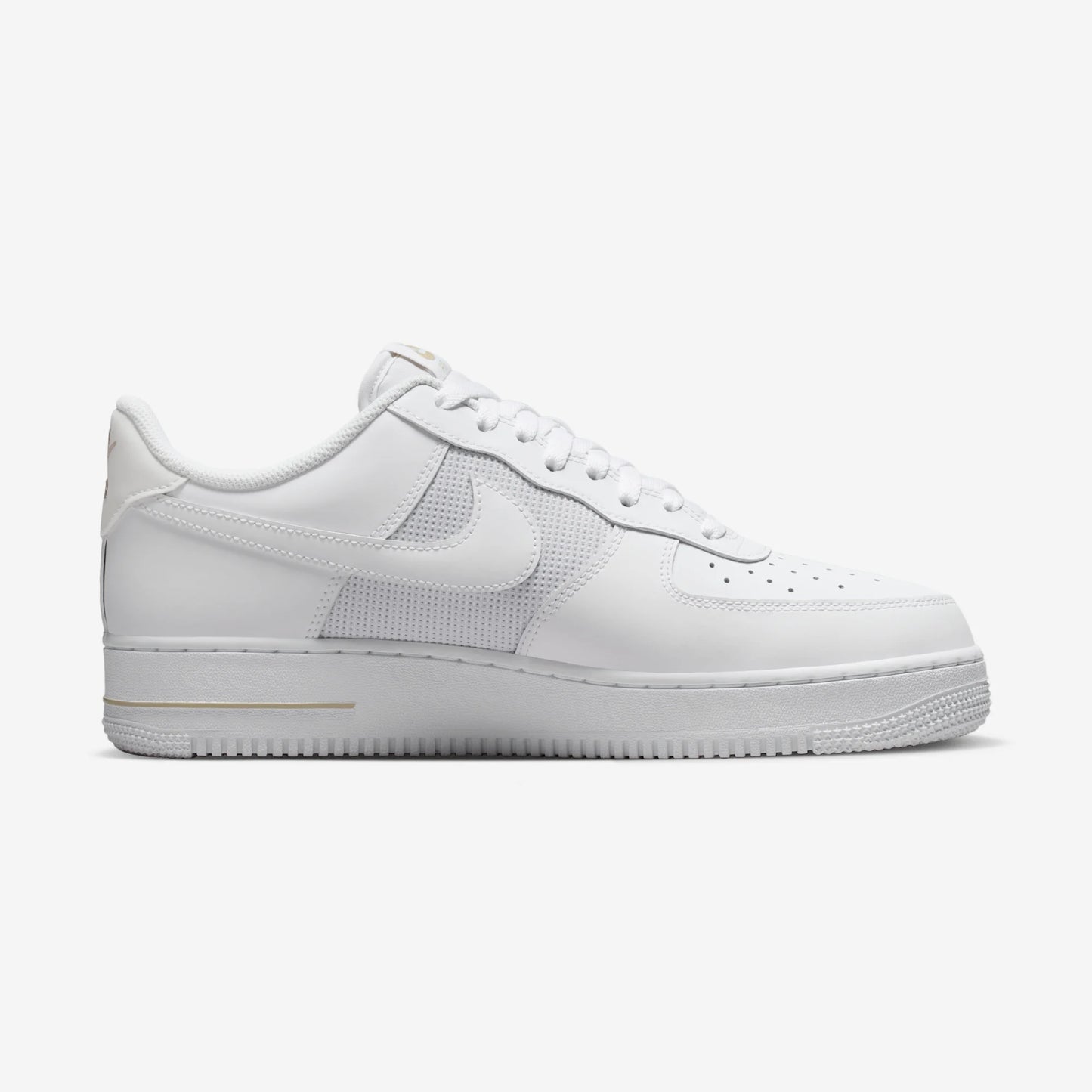 Nike Air Force 1 Low White Desert Khaki Mini Swoosh