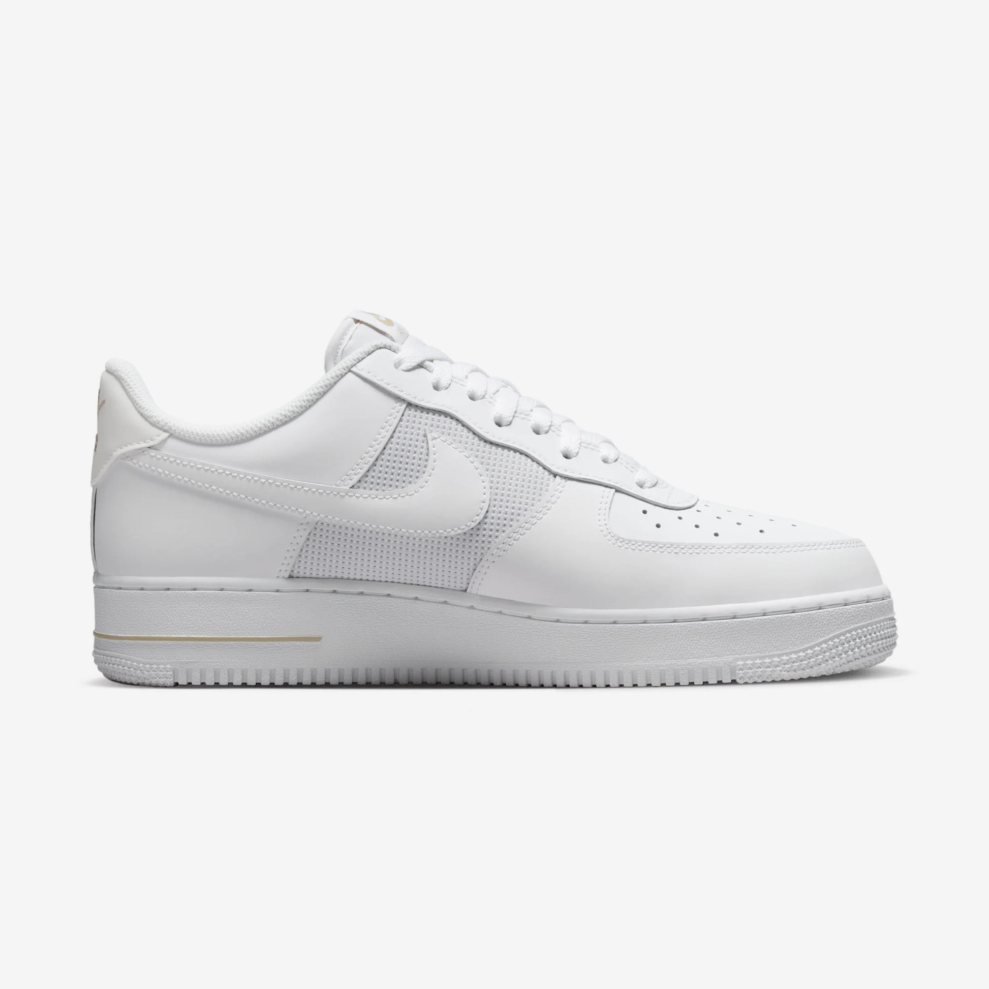 Nike Air Force 1 Low White Desert Khaki Mini Swoosh