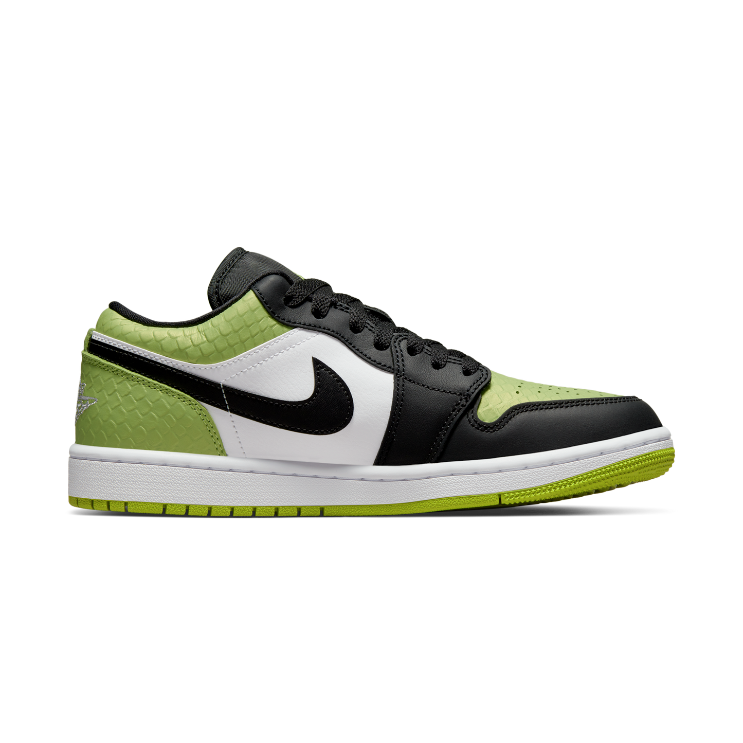 Jordan 1 Low Snakeskin Vivid Green (Women's)