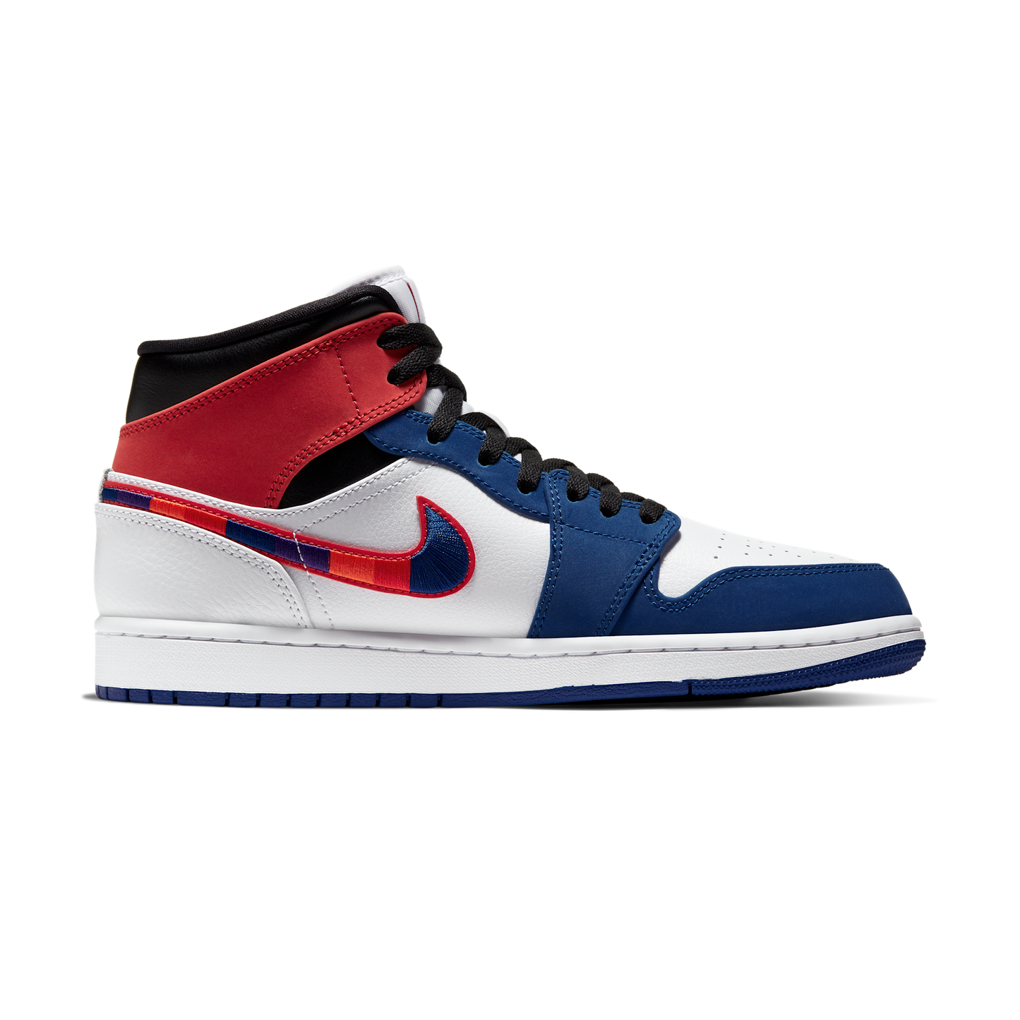 Jordan 1 Mid Multi-Color Swoosh