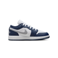 Jordan 1 Low Midnight Navy Wolf Grey (GS)