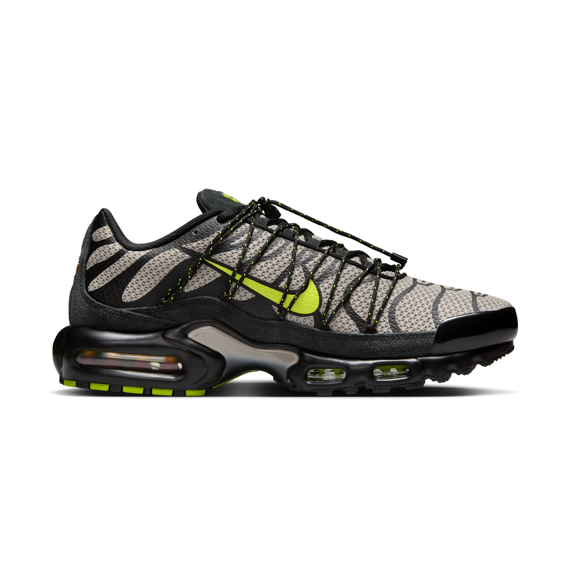 Nike Air Max Plus Utility Black College Grey Volt