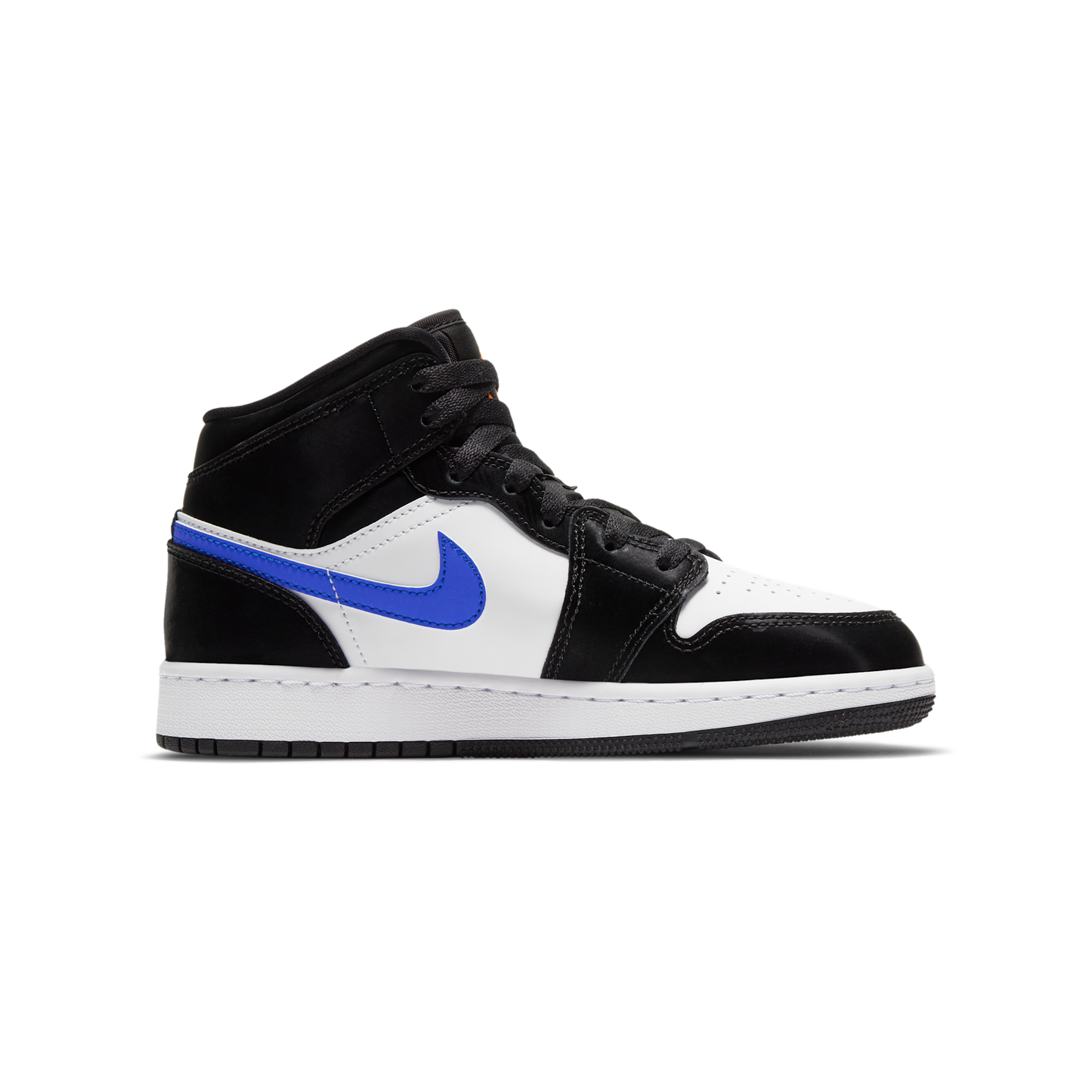 Jordan 1 Mid Black Racer Blue White (GS)