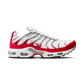 Nike Air Max Plus White University Red Wolf Grey