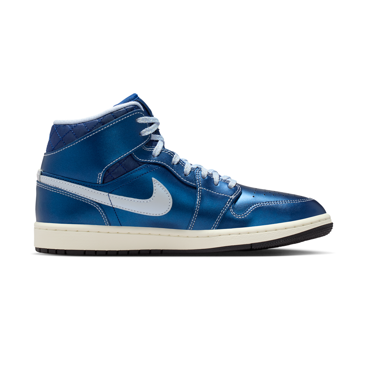 Jordan 1 Mid SE Metallic Blue Quilted (Women's)