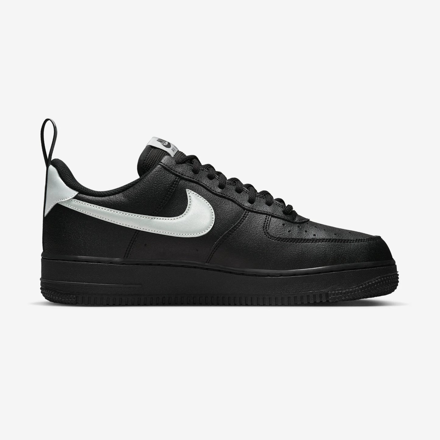 Nike Air Force 1 Low '07 LV8 Black Metallic Silver