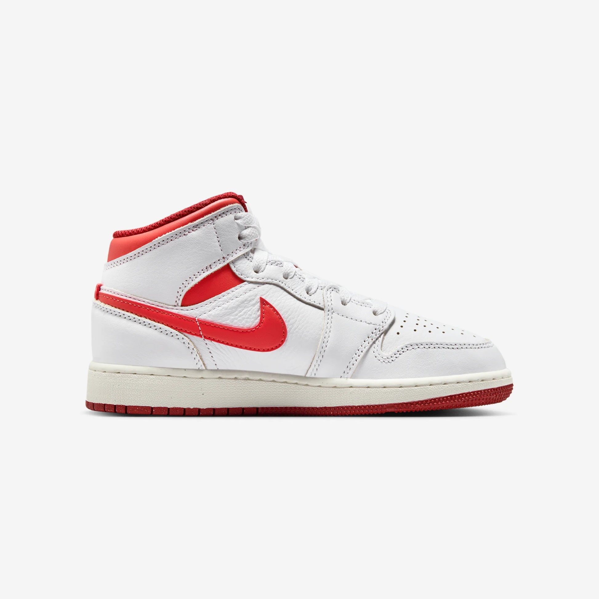 Jordan 1 Mid SE White Dune Red (GS)