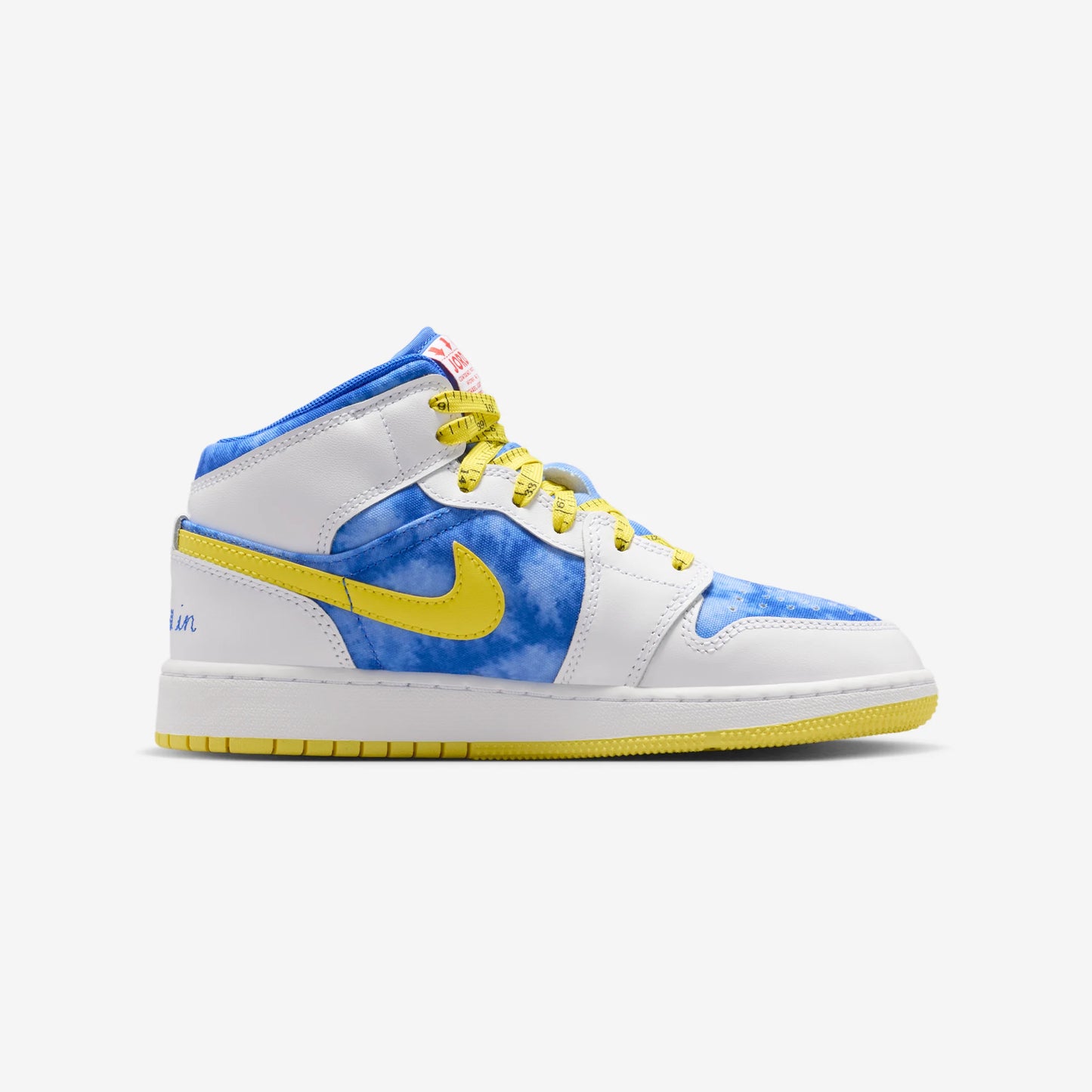 Jordan 1 Mid Sneaker School Be Tall In Your Thinking (GS)