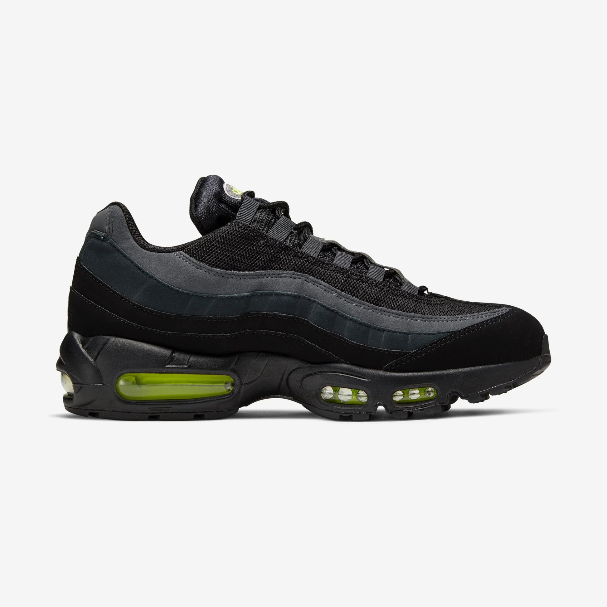 Nike Air Max 95 Retro Logo Black Grey Volt