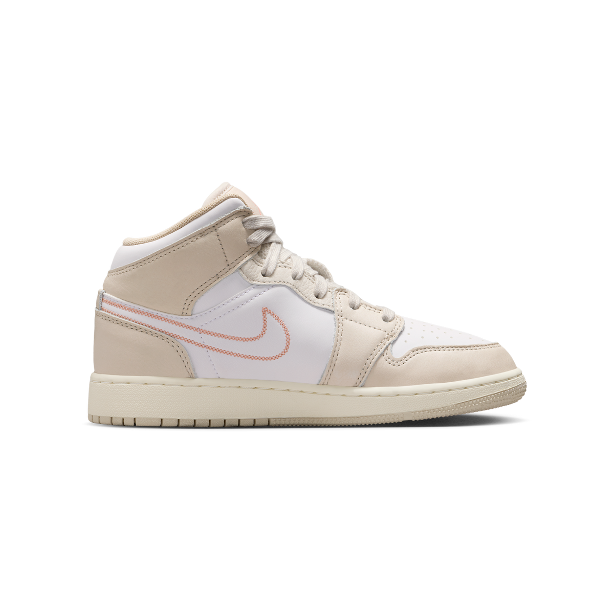 Jordan 1 Mid SE Sand Drift White Madder Root (GS)