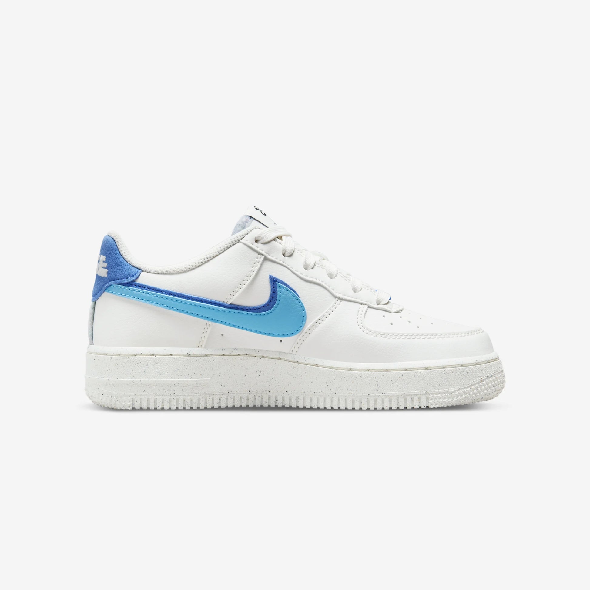 Nike Air Force 1 Low 82 Double Swoosh White Medium Blue (GS)