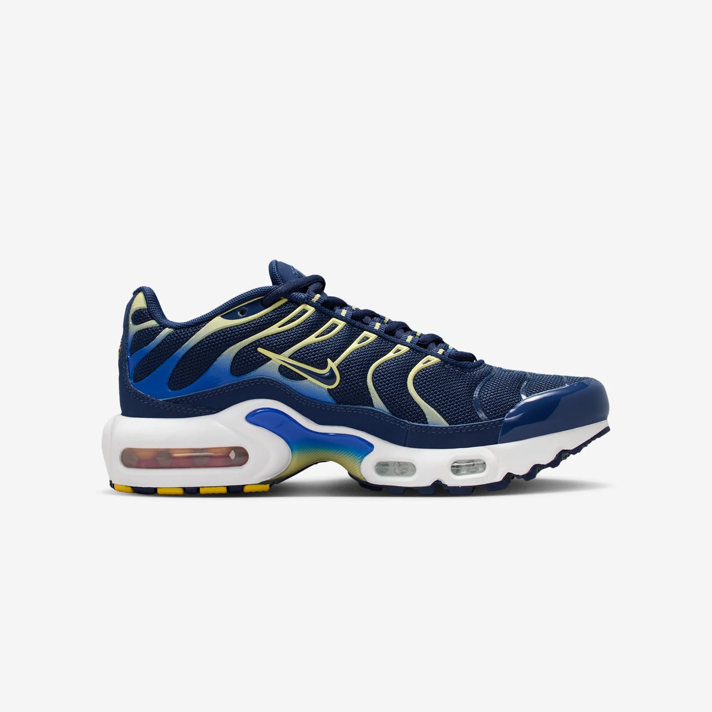 Nike Air Max Plus Midnight Navy Soft Yellow (GS)