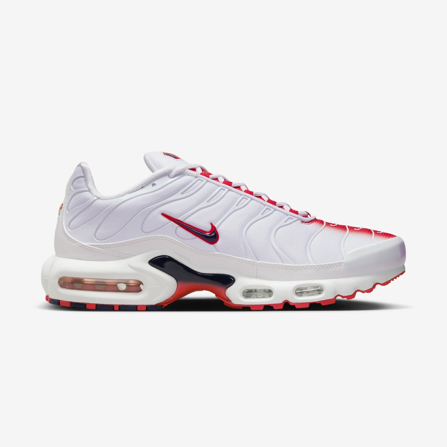 Nike Air Max Plus White University Red