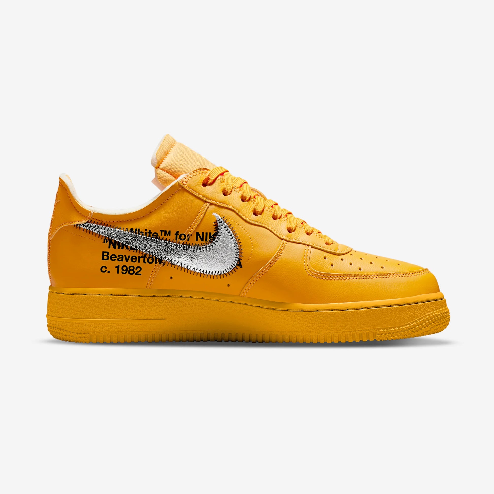 Nike Air Force 1 Low Off-White ICA University Gold