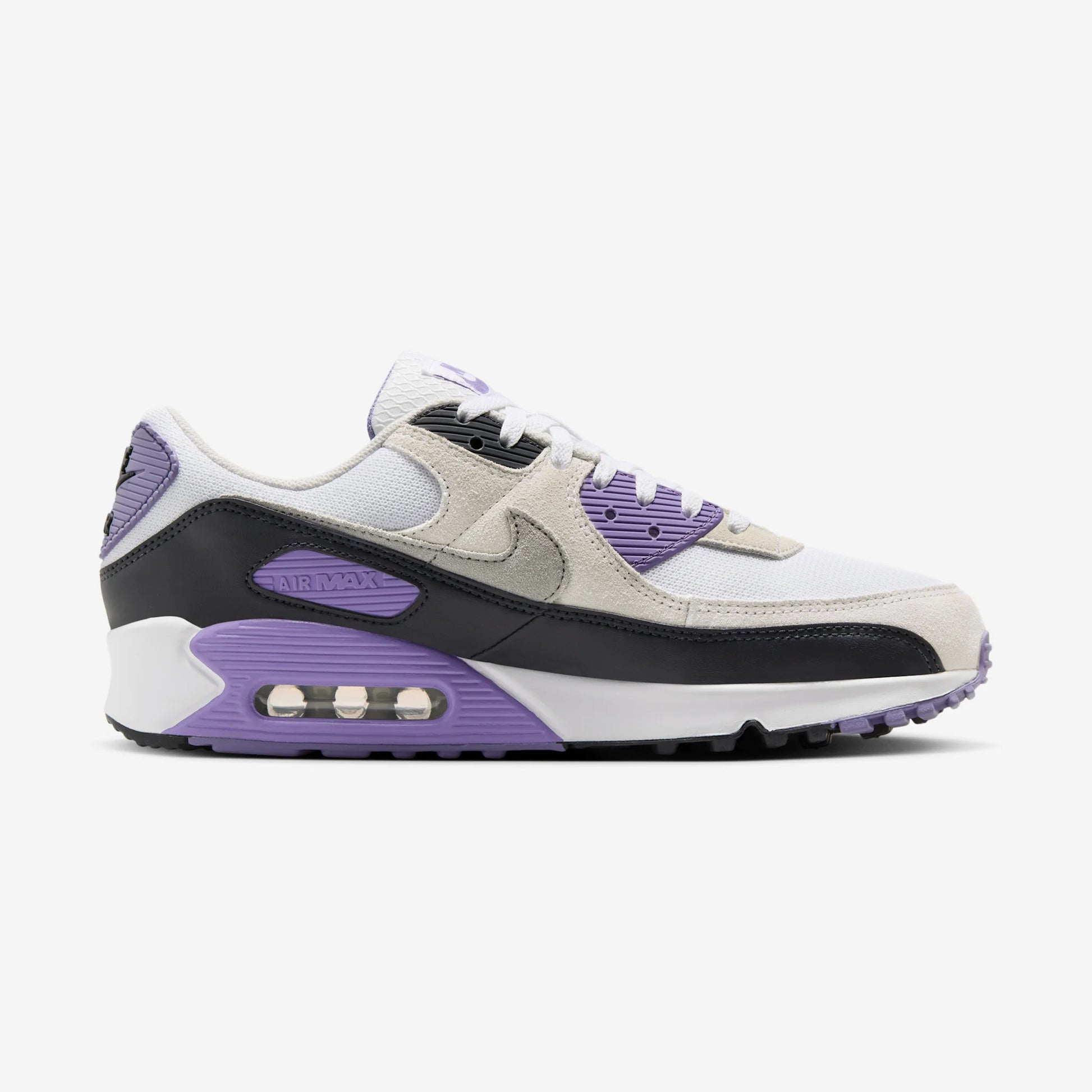 Nike Air Max 90 White Dusty Amethyst Photon Dust Light Smoke Grey