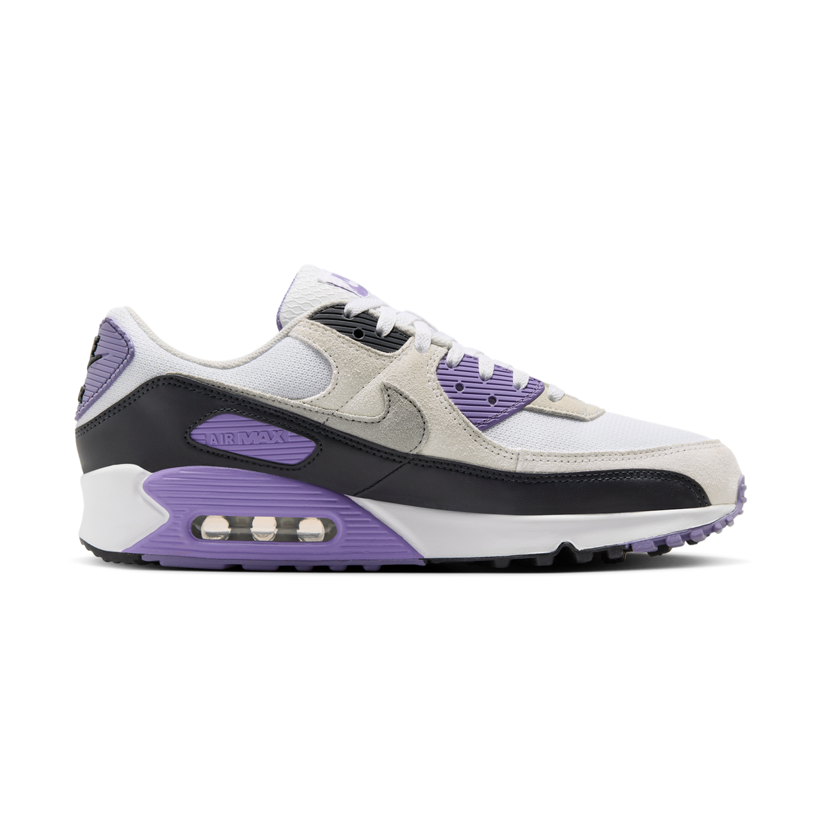 Nike Air Max 90 White Dusty Amethyst Photon Dust Light Smoke Grey