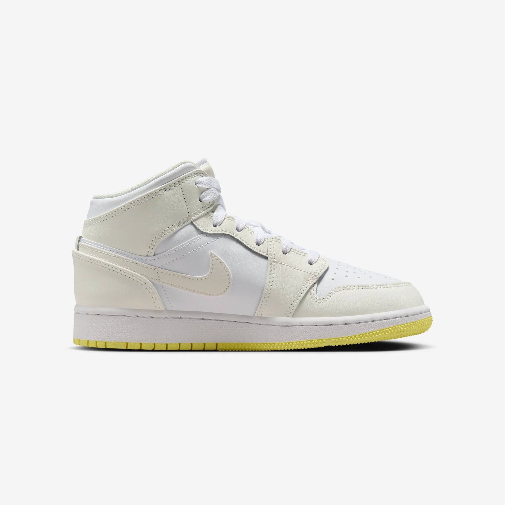 Jordan 1 Mid Sail Light Laser Orange (GS)