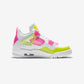 Jordan 4 Retro White Lemon Pink (GS)