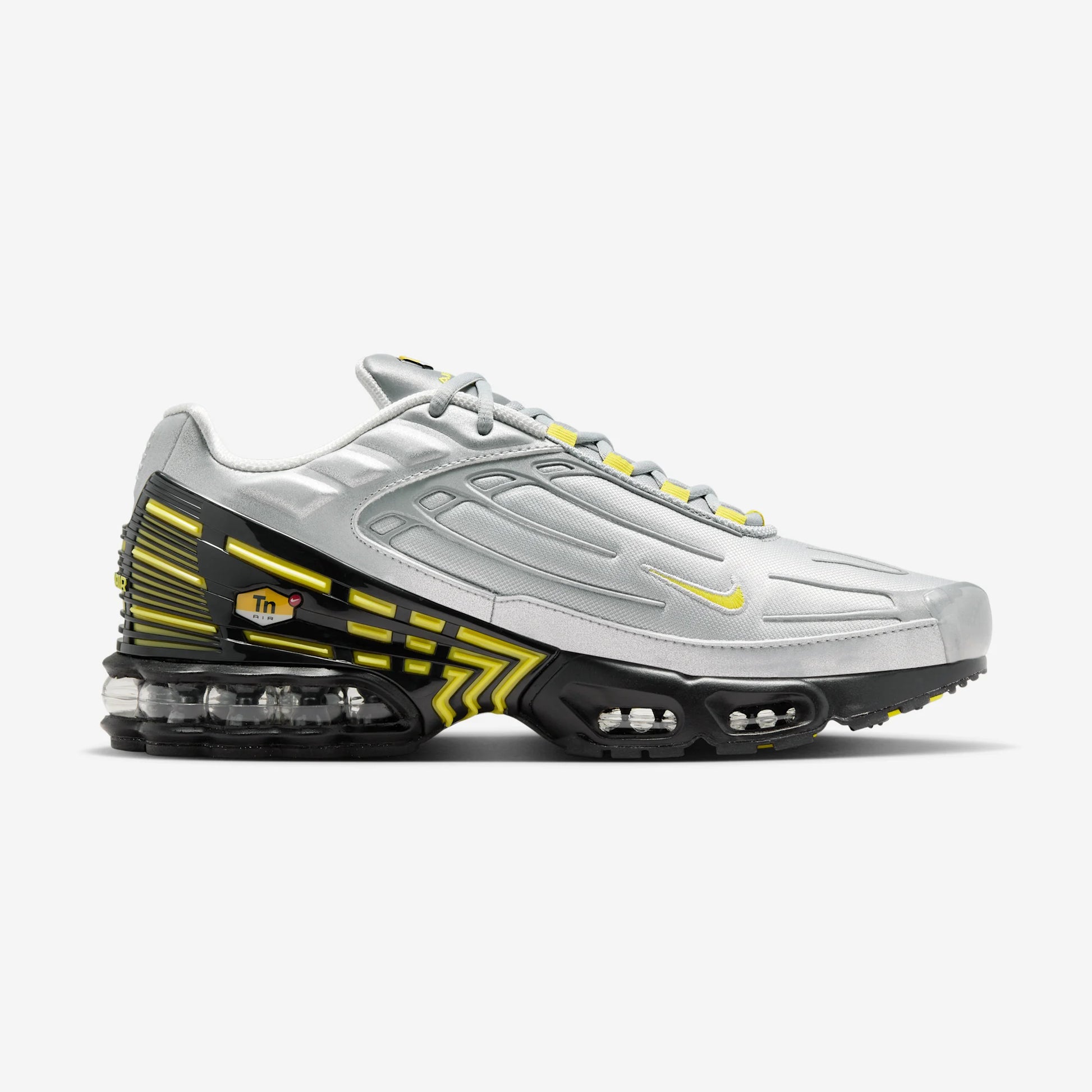Nike Air Max Plus 3 Metallic Silver Opti Yellow