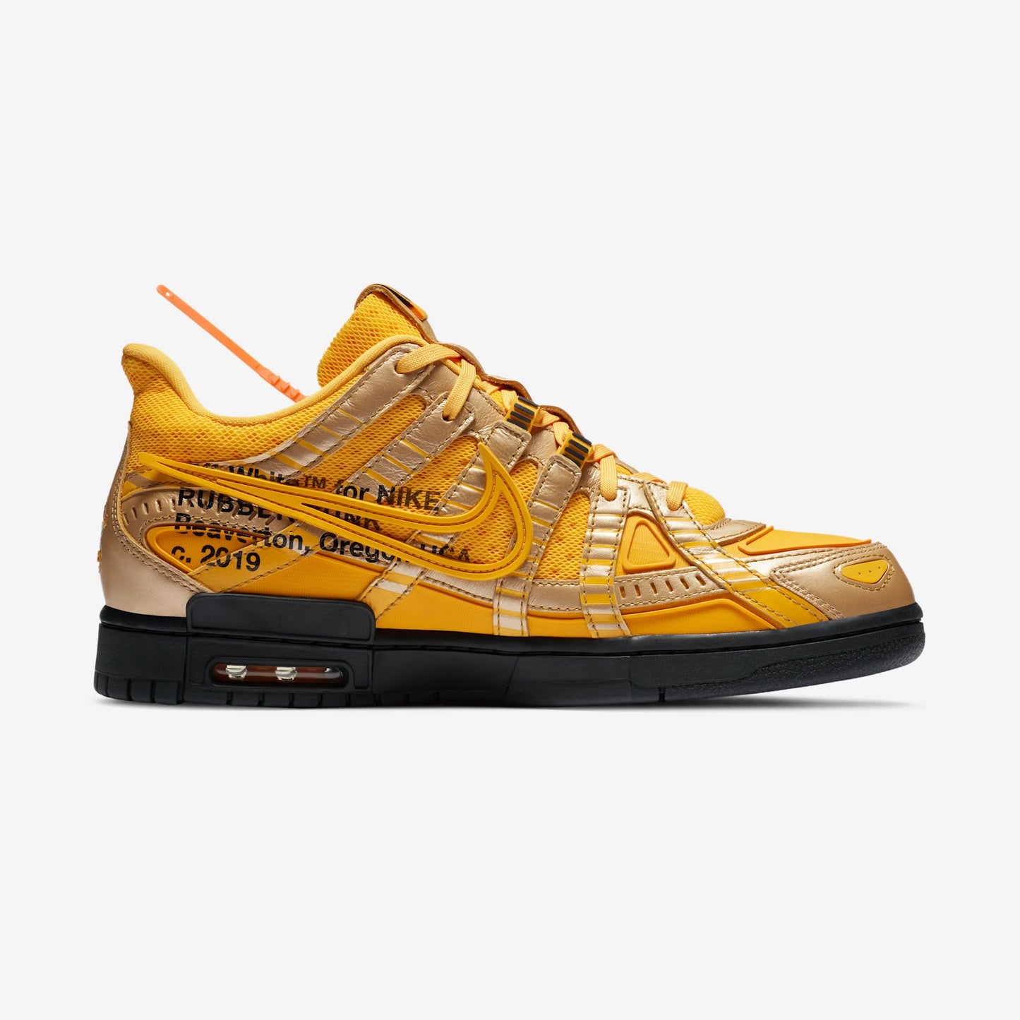 Nike Air Rubber Dunk Off-White University Gold