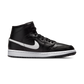 Jordan 1 Mid Black White (Women's)